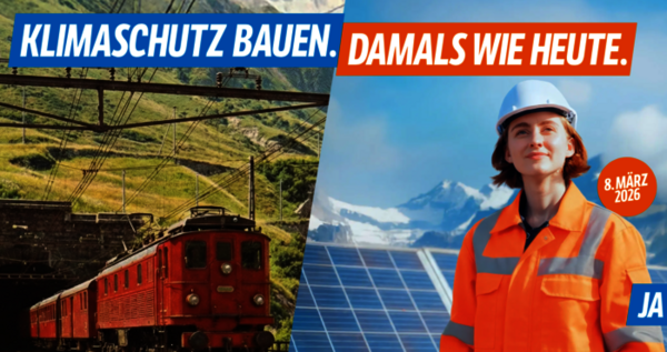 Gotthardtunnel 1872, junge Frau vor Solar